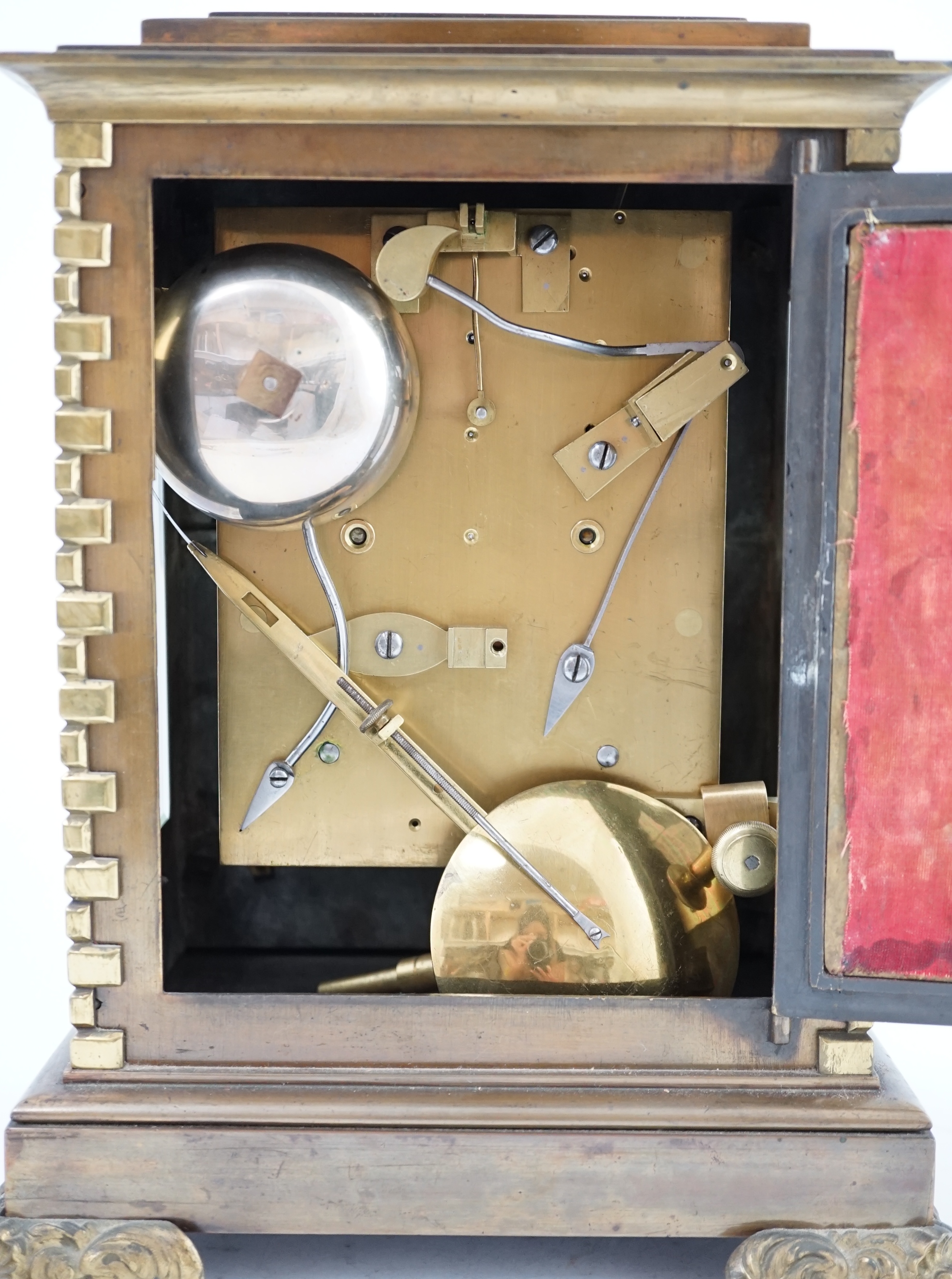 Bennett, Maker to The Royal Observatory, 65 Cheapside, London. A Victorian ormolu bracket clock